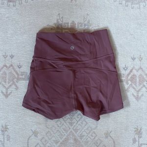 Lululemon 4” biker shorts